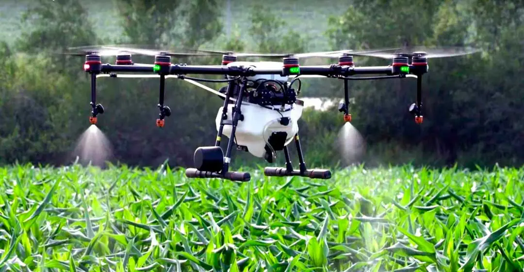 drones en agricultura