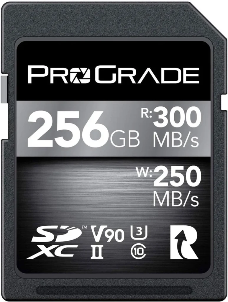 Tarjeta de Almacenamiento ProGrade Digital SDXC UHS-II V90 300R (256GB)