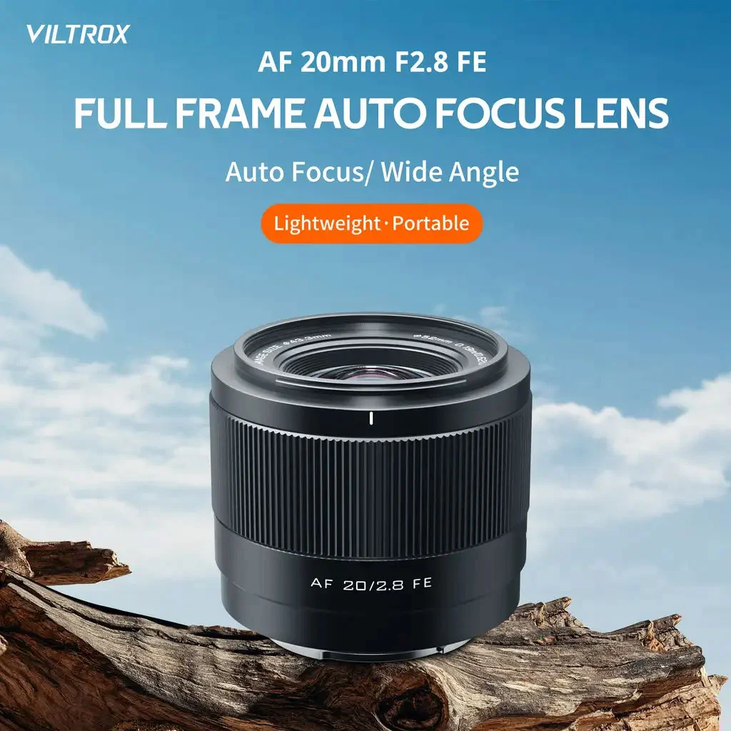Viltrox AF 20 / 2.8 FE ha sido diseñado para cámaras Sony